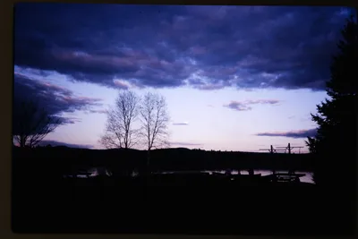 ME Whitewater 95 Sunset at Lake Moxie