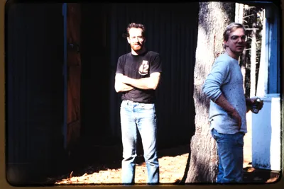 Wood weekend fall 87' Jim & Andy