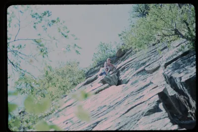 Gunks Sp 87' looking up halfway