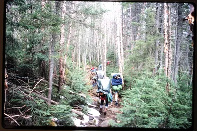 On the trail Sp '87 ADKs